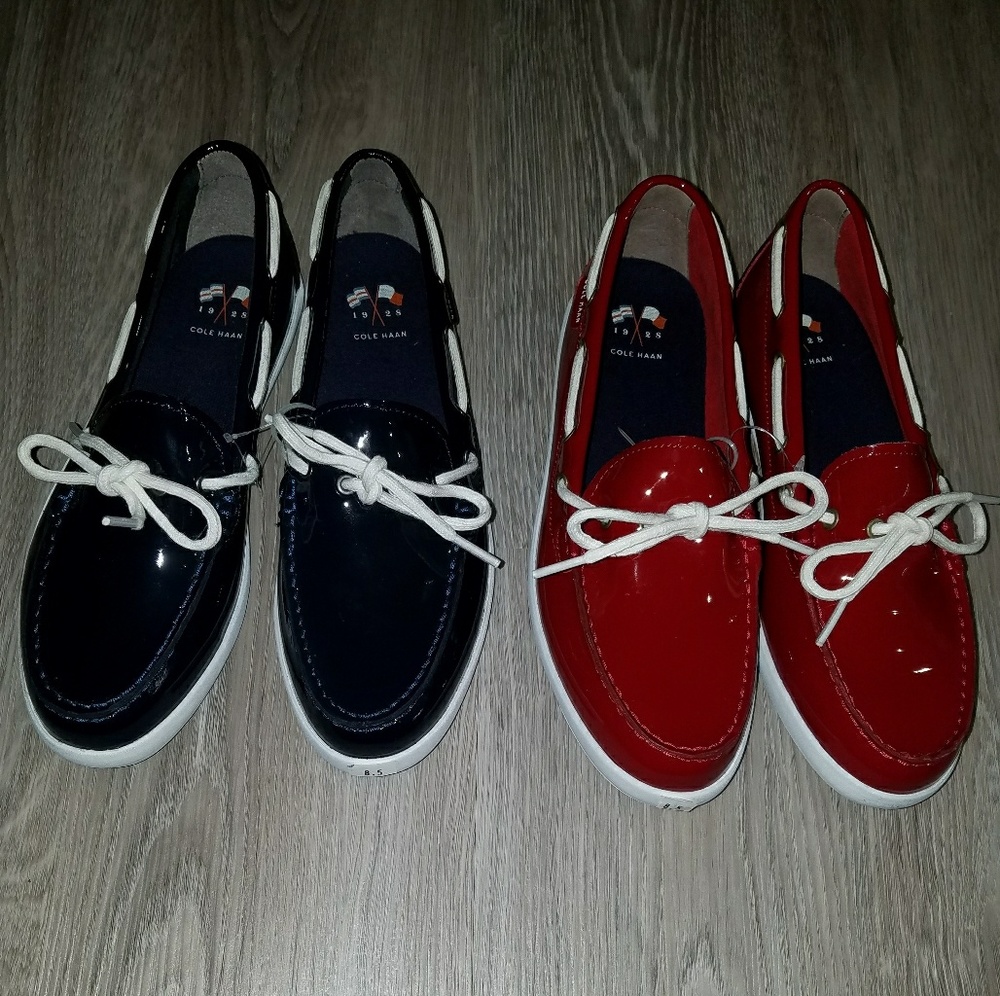NEW! Navy Cole Haan Nantucket Boat Shoes